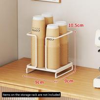 Coffee Tea Condiment Accessories Holder Multifunction Disposable Coffee Cup Holder Organizer For Kitchen Office Break Room.