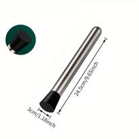 1pc Mashing Stick Popsicle Ice Crush Manual Stick Lemon Hammer Pressing Juice Stick Stainless Steel Anti-slip Fruit Ice Blend