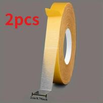 2pcs Powerful Double Sided Adhesive Super Strong Double Sided Tape Non-slip Waterproof Translucent Mesh Tape Kitchen Bathroom (as the picture,5m)