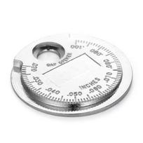 Coin- Type 0.6-2.4mm 0.02-0.10 Inch Spark Plug Gap Gauge Measurement Tool Range Spark Plug Gage Caliber Measuring Tool
