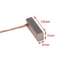 10 Pcs 5x7x19mm Low Copper Carbon Brush Kit For Automotive Generators Regulators Electric Tools Wear Resistant Brushes