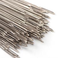 100Pcs/Set Silver Cross Stitch Needle Tail Embroidery Fabric Cross Stitch Needles Size 24 For 11CT