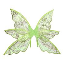Christmas Adults Fairy Wings Girls Sparkling Organza Wings Fairy Costume for Halloween Dress Up Party Favor Gift žalia