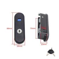 New Zinc Alloy File Cabinet Lock Anti-theft with Key Sliding Door Lock Hardware Furniture Anti-theft Lock File Cabinet
