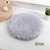 Creative Soft Fleece Cat Mat Round Shape Solid Color Dog Bed Comfortable Pet Cushion All Seasons