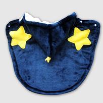 Mielas šiltas šunų chalatas su gobtuvu, apsiausto stiliaus minkštas šunų pižaminis pledas, patogus sutirštintas šuniuko naktinis drabužis, ruduo, žiema (Dark Blue,S)