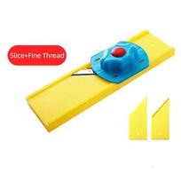 Manual Vegetable Cutter Plastic Stainless Steel Vegetable Chopper with Hand Protector Speedy Slicing Kitchen Slicer
