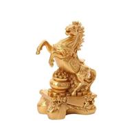 Lucky Charm Zodiac Animal Horse Sculpture Feng Shui Design Creative PVC Statue Fortune Wealth Cute Desktop Ornament Gift Idea