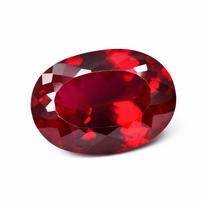 15x12mm Oval Cut CERTIFIED Natural Red Ruby Loose Gemstone For Anniversary Gift 15.4 mm Approx