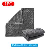 Car Wash Towel 1000Gsm Microfiber Double-Sided Ultra Absorbent Car Wash Cloth Cleaning Drying Towel Washing Accessories