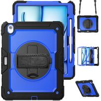 Rugged Full Body Protective Case for iPad Air Pro 13 12.9 Shockproof Durable Case Screen Protector Kickstand Crossbody Strap  iPad Pro (M4) 13-inch