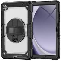 For Samsung Galaxy Tab A11 Plus Tab A9 Plus - Heavy Duty Protective Cover with Screen Protector, Shoulder Strap & Pencil Holder For Tab A9 Plus