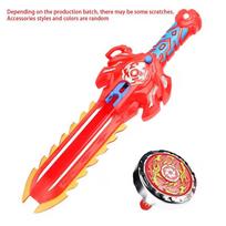1Pcs Kid Spinning Sword Launcher Gyro Toy Multiplayer Interactive Game Color Luminous Spinning Toys For Boys Girls Xmas Gifts