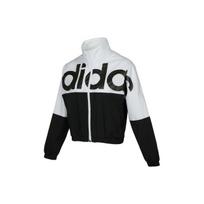 (WMNS) adidas neo Icons+ Top Casual Sports Stand Collar Alphabet Printing Jacket Black Women's H36716 XXL