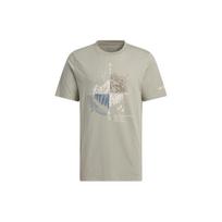 adidas Short Sleeve Mountain Graphic T-shirt 'Silver Pebble' Men's IT8847 XXL
