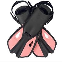 Adjustable Lightweight Adult Scuba Diving Fins with Integrated Propulsion S/M (38-41)
