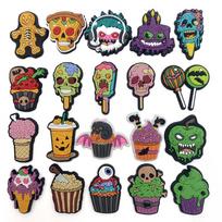 Halloween Shoe Charms Set: DIY Clog Accessories & PVC Rubber Decorations