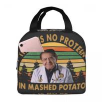 There Is No Protein In Mashed Potato Dr Now Dr Nowzaradan Insulated Lunch Bag for Women Office Thermal Food Box Tote Lunch Boxes One Size