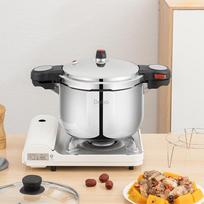 Debo Rooder DEP-823 Stainless Steel Pressure Cooker 4l spalva