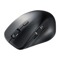Sanwa Supply Silent Bluetooth Mouse (with side wheel, 5 buttons, black) MA-BBS523BK