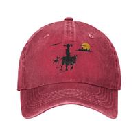 Lucky Luke Jolly Jumper and Rantanplan Baseball Caps Vintage Distressed Washed  Snapback Cap Outdoor Running Golf Hats Cap One Size pink