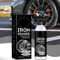 Iron Eraser Iron and Rust Remover Spray 120ml Safe for Aluminum Paint and Metal Surfaces Effective Rust Cleaning Solution One Size gray