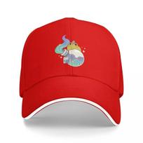 Dreamy water potion with wizard frog Baseball Cap Hat Baseball Cap Snap Back Hat Womens Golf Clothing Unisexs