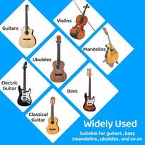 Portable Guitar Stand String Foldable Tripod Instruments Holder Lightweight Portable Bass Cello Stringed Instrument Stand Holder A