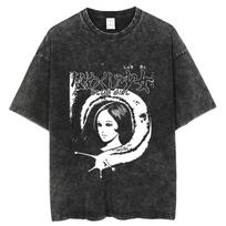 benber vintage Tomie Comic Horror Mens Tshirt Yk Washed Hip Hop Tshirt Streetwear  Cotton Shortsleeved Tshirt S