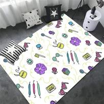 Tooth Dentist Area Rug Children's Room Floor Mat Carpet Living Room Bedroom Sofa Welcome Rug Kids Non-slip Doormat Home Decor 40x60cm