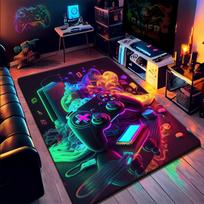 GamePad Carpet Game Controller HD Game Room Children's Room Living Room,bedroom,kitchen,bathroom,foot Mat,hotel Mat Area Rugs 40x60cm 16x24 inch
