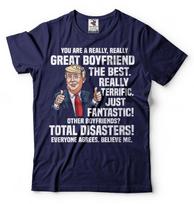 Donald Trump Funny T-shirt Boyfriend Birthday Gift Trump Political Shirt S