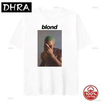 Rapper Frank Graphic T Shirt Women Hip Hop Blond Album Oversized Cotton TShirts Y2k Unisex Retro Ocean Fashion Clothing Tshirt S