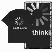 Vintage Distressed Graphic Oversized T-Shirt Location Hell Loading Print Edgy Meme Streetwear Tee S