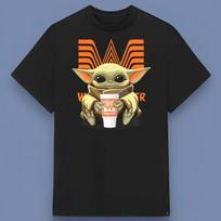 Baby Yoda Whataburger T-Shirt Family Shirt For Holiday Gift All Size S-4XL XXL