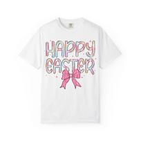 Happy Easter pastel bow Children's Children's T  Children's T-shirt | Easter holiday tee 100
