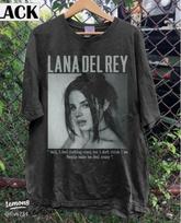 Remake Lana Del Rey 90s basic black Rare T shirt short sleeve 2XL