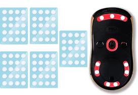 Nocessary Mouse Feet, 6mm, Round, Silent, High-Purity PTFE (Fluoropolymer) Material, Universal, Highly Durable, Ultra-Low Friction, Replacement Mouse