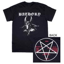 BATHORY cd cvr 1984 GOATS HEAD Official SHIRT XXL 2X New black mark blood fire L