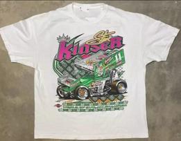 Vintage 2002 Steve Kinser World of Outlaw Sprint Car T-Shirt Sprint Car T-Shirt XL