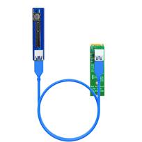 GLOTRENDS UEX108 600mm M.2 to PCIe X4 Riser Cable (PCIe 3.0 X1 Speed), compatible with PCIe WiFi cards, M.2 PCIe cards, USB PCIe cards, and sound