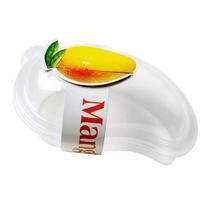 50pcs With Lid Mango Shaped Cake Box Transparent Pastry Storage Container  Mango Cake Packaging 50pcs