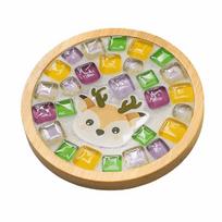 Creative Mosaic Cup Mat Material Pack Mosaic Crystal Craft Tool Kit  Children Gifts Style 4