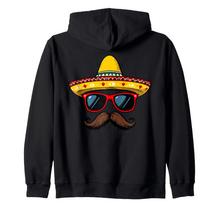 Mexican Fiesta Party, Sombrero Face, Kids Boys Cinco de Mayo Zip Hoodie