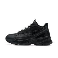 Xtep Nomadic Fleece Comfortable Cotton Shoes Non-Slip Wear-Resistant Warm Mid-Top Casual Shoes Men sneaker Black 876419370002-3 39