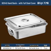 304 Stainless Steel Commercial Deep Rectangular Food Pan