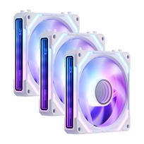 Redragon GCF012 Standard 120mm PC Case Fan, Daisy Chain Connection, 5V 3-Pin ARGB Lighting, 4-Pin PWM Case Fan, for RadiatorComputer Case Cooling,