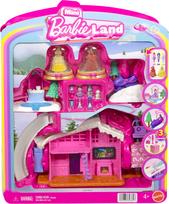 Barbie Mini Barbie Land Bundle: Includes 2 Holiday Dolls, 3 Snow Play Sets, and 3 other 1.5-inch dolls.