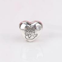 Pan Jia DIY Heart-shaped Palm Beads Jewelry Accessories - European & American Style