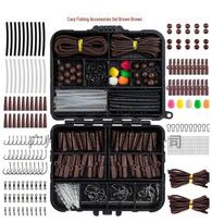 314-Piece European Carp Fishing Gear Set with Hooks, Space Beans, Bobber, Swivels, Clips